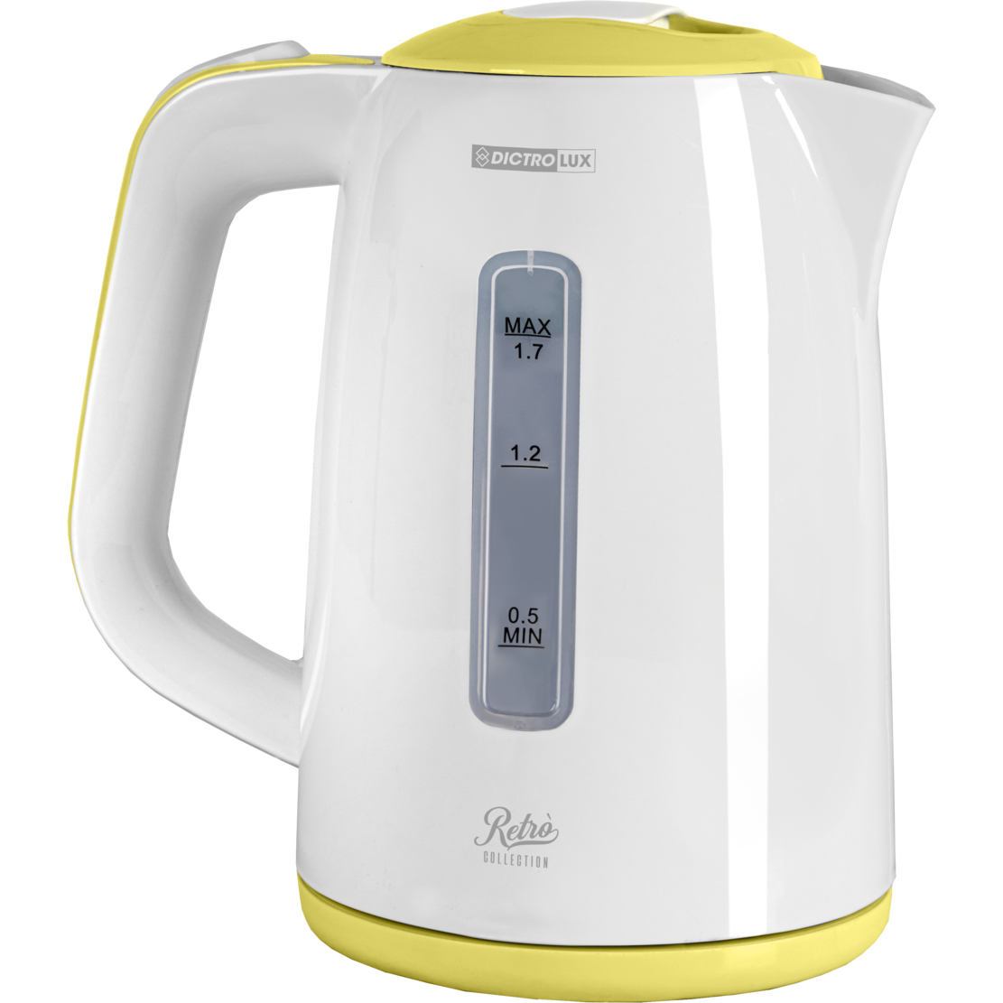 DICTROLUX - Bollitore Elettrico 1,7 litri Retrò Collection - 2200 Watt